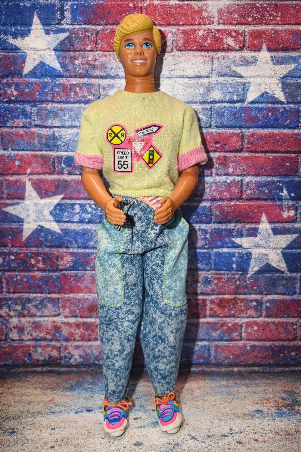 Barbie Ken vintage des années 90 tenue originale — Mattel, Enlèvement ou Envoi, Utilisé, Poupée