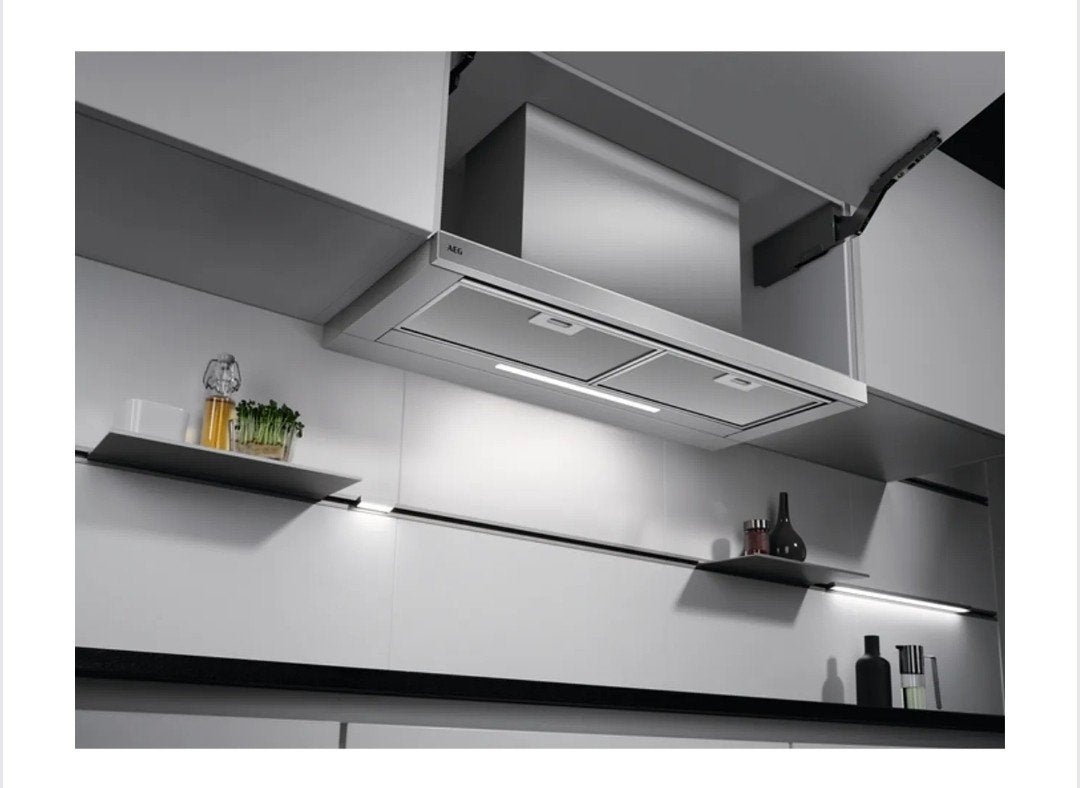 Nieuwe Aeg 90 cm onderbouw telescopische kap, Elektronische apparatuur, Ophalen, Nieuw