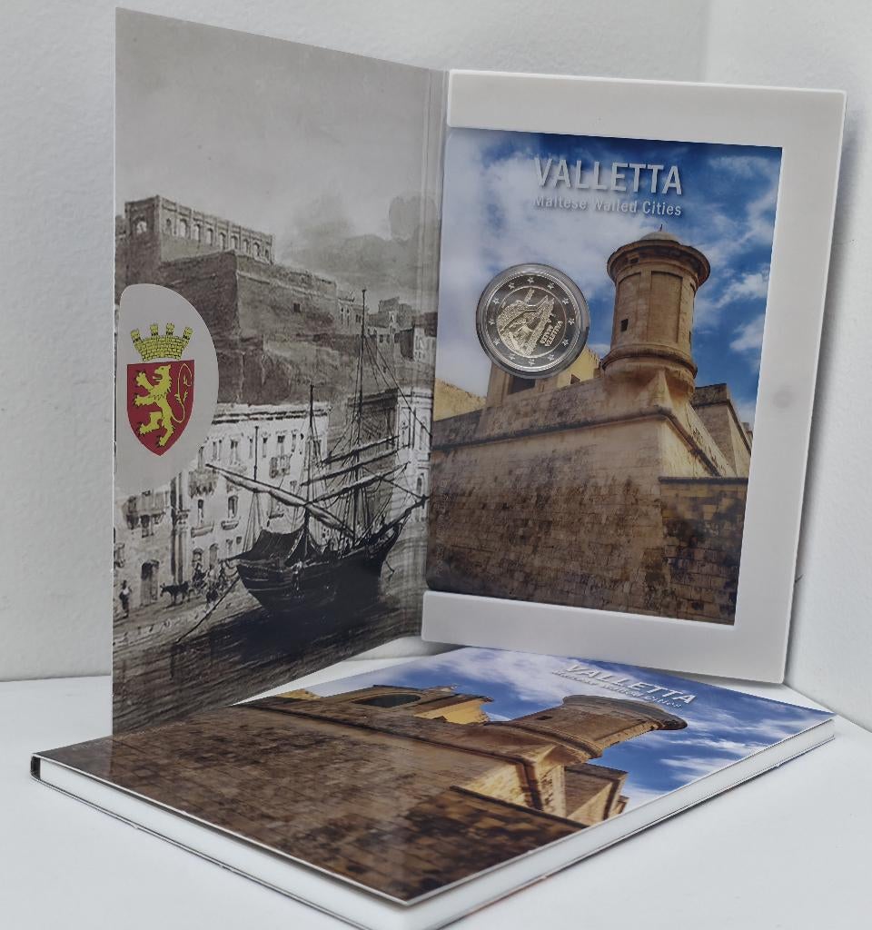 Malta 2026 - Valleta - 2 euro BU in blister, Ophalen of Verzenden, Malta, 2 euro, Setje