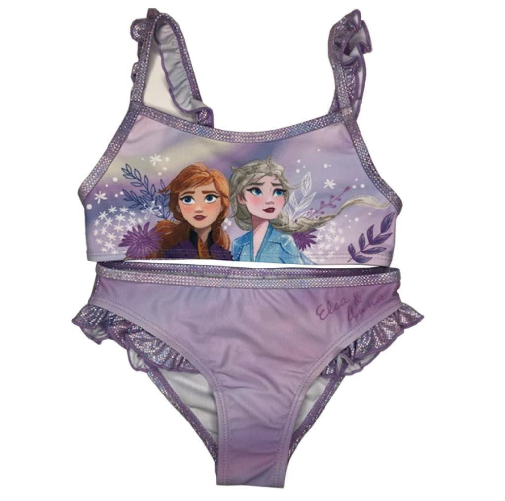 Disney Frozen Bikini B - Lila - Maat 104 - 128, Kinderen en Baby's, Kinderkleding | Kinder-zwemkleding, Nieuw, Bikiniset, Maat 104