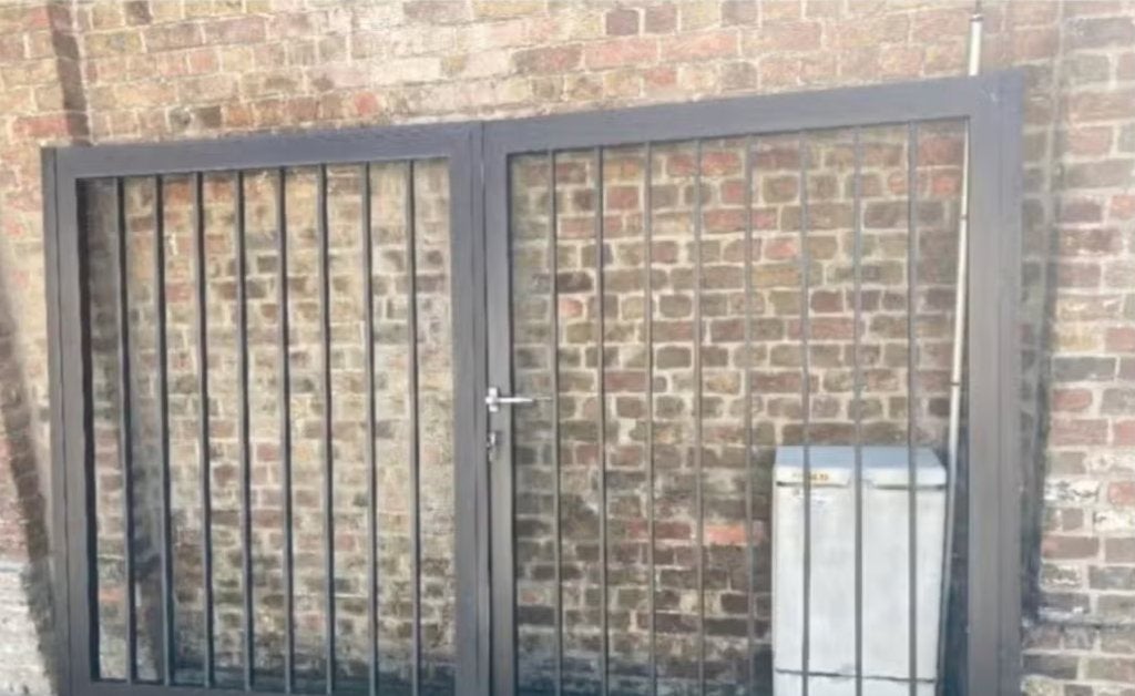 alu poortje, Tuin en Terras, Ophalen, Gebruikt