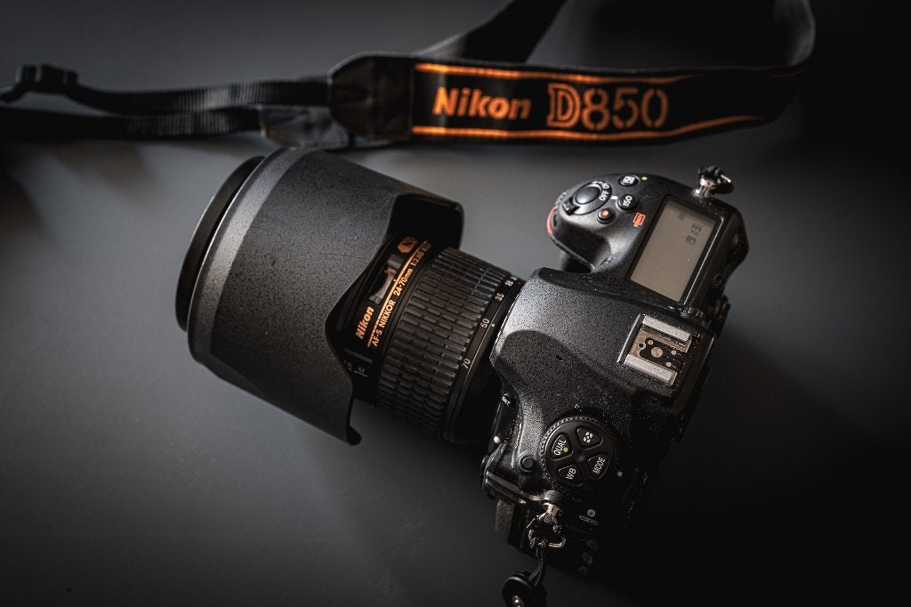 Nikon D850 - 46.333 clicks, Ophalen, Gebruikt, Accu, Spiegelreflex