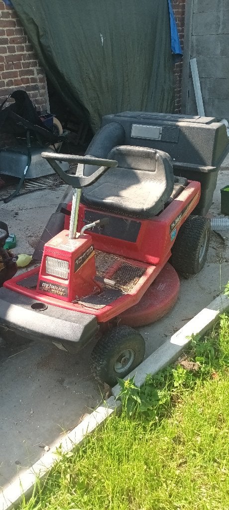 Tracteur tondeuse, Jardin & Terrasse, Enlèvement, Utilisé, Bac de ramassage, 90 à 120 cm
