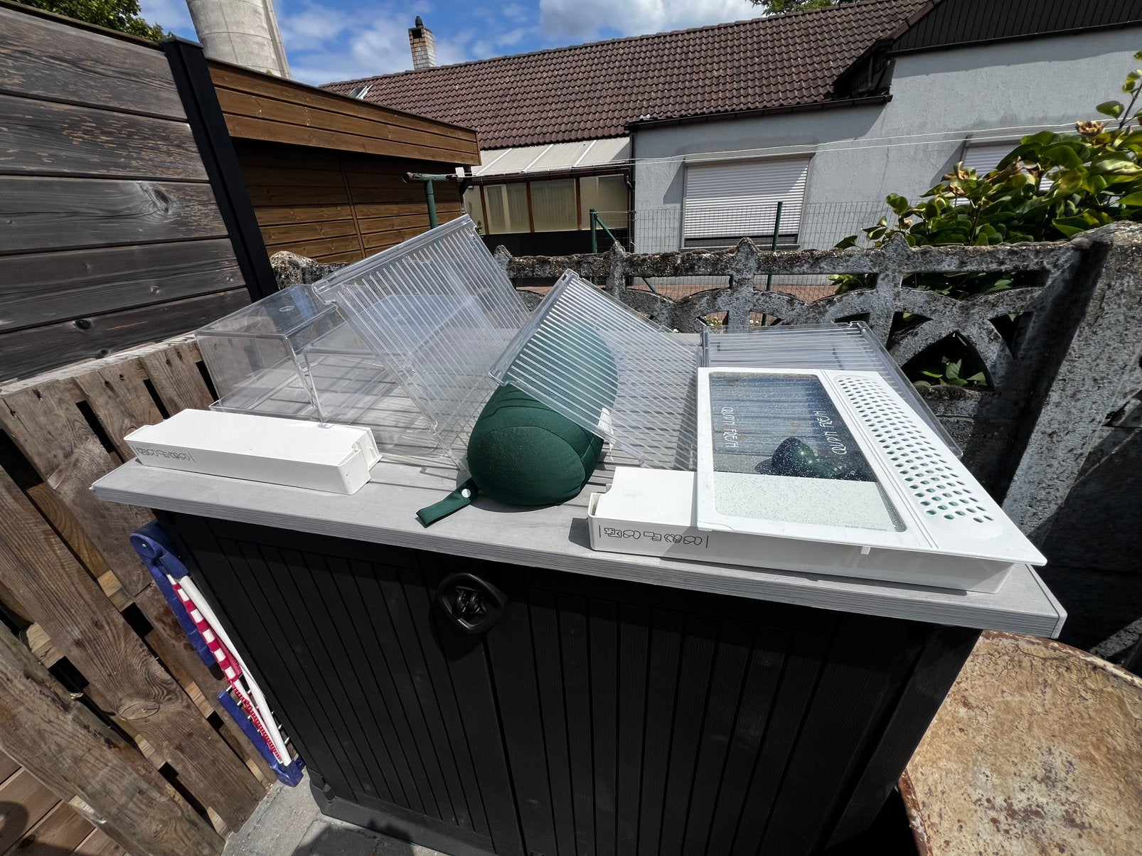 Frigo met diepvries, Elektronische apparatuur, Koelkasten en IJskasten, Ophalen, Gebruikt, 160 cm of meer, 45 tot 60 cm