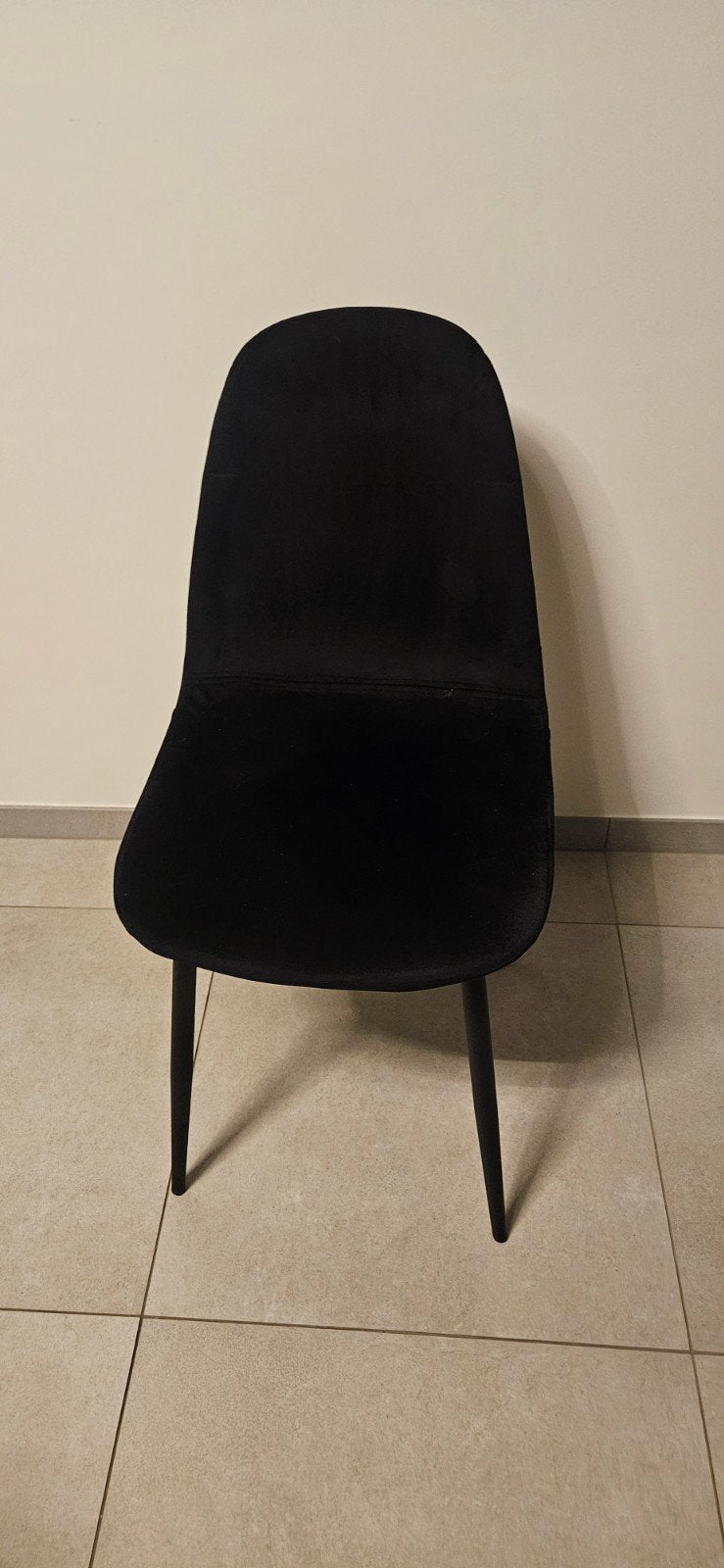 8 stoelen in velvet, nieuwstaat, Huis en Inrichting, Stoelen, Ophalen, Zo goed als nieuw