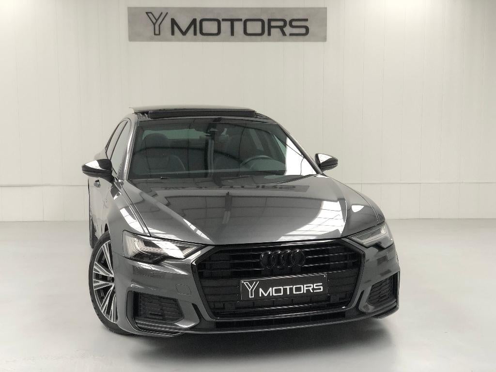 AUDI A6 40 TFSI S-TRONIC 3X S-LINE FULL BLACK TOIT PANO, Autos, Cuir, Argent ou Gris, Achat, https://public.car-pass.be/vhr/6109be11-ad56-4ae6-9dd9-dabd51a17727