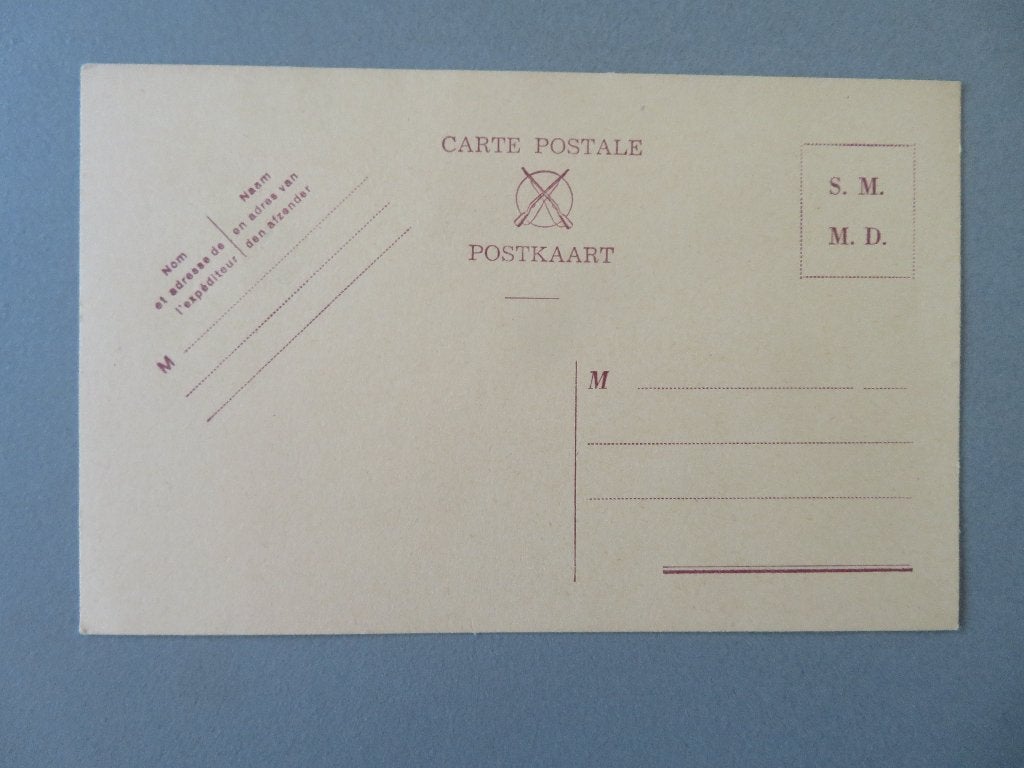 oude blanco postkaart militair, Verzamelen, Verzenden, Overige soorten, Foto of Poster