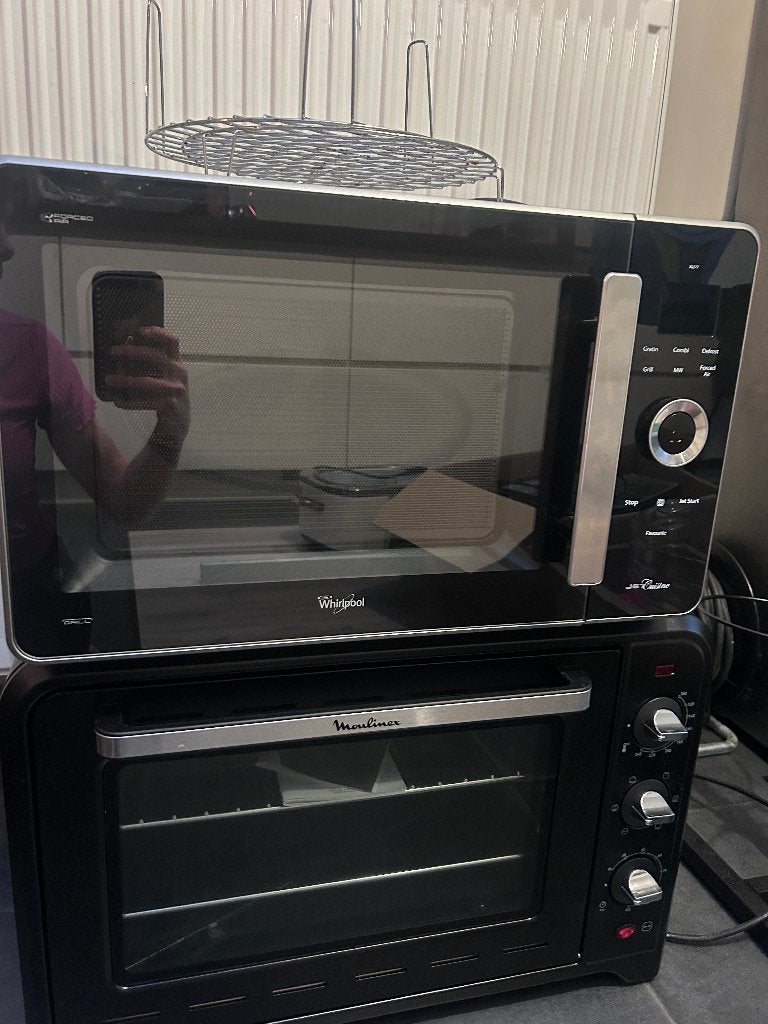 COMBI-OVEN Whirlpool 6th sense Jet Cuisine, Elektronische apparatuur, Ophalen, Minder dan 45 cm, Whirlpool, Draaiplateau