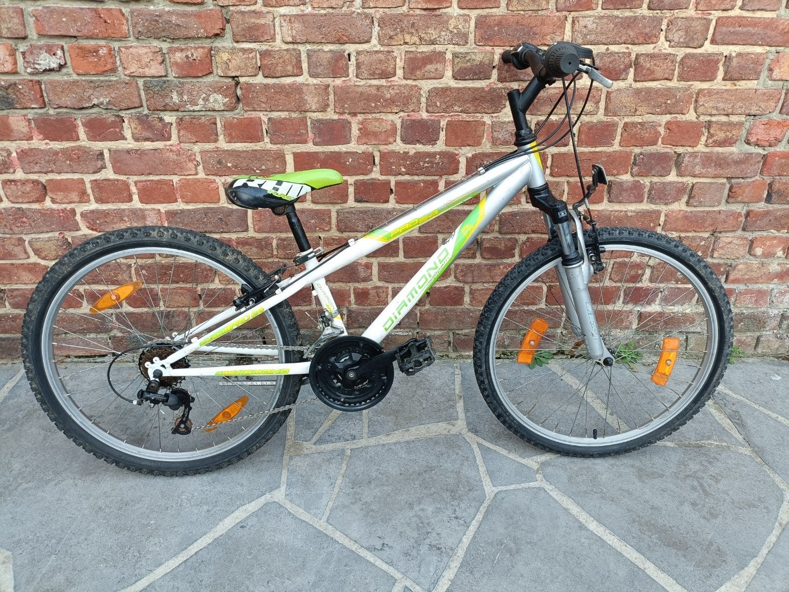 Vélo 24' blanc et vert, Enlèvement