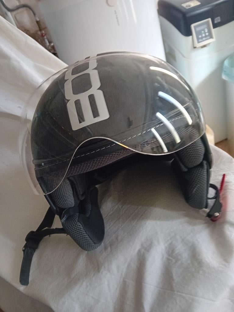 Casque de cyclomoteur/moto Boost, Vélos & Vélomoteurs, Enlèvement, Comme neuf, Medium