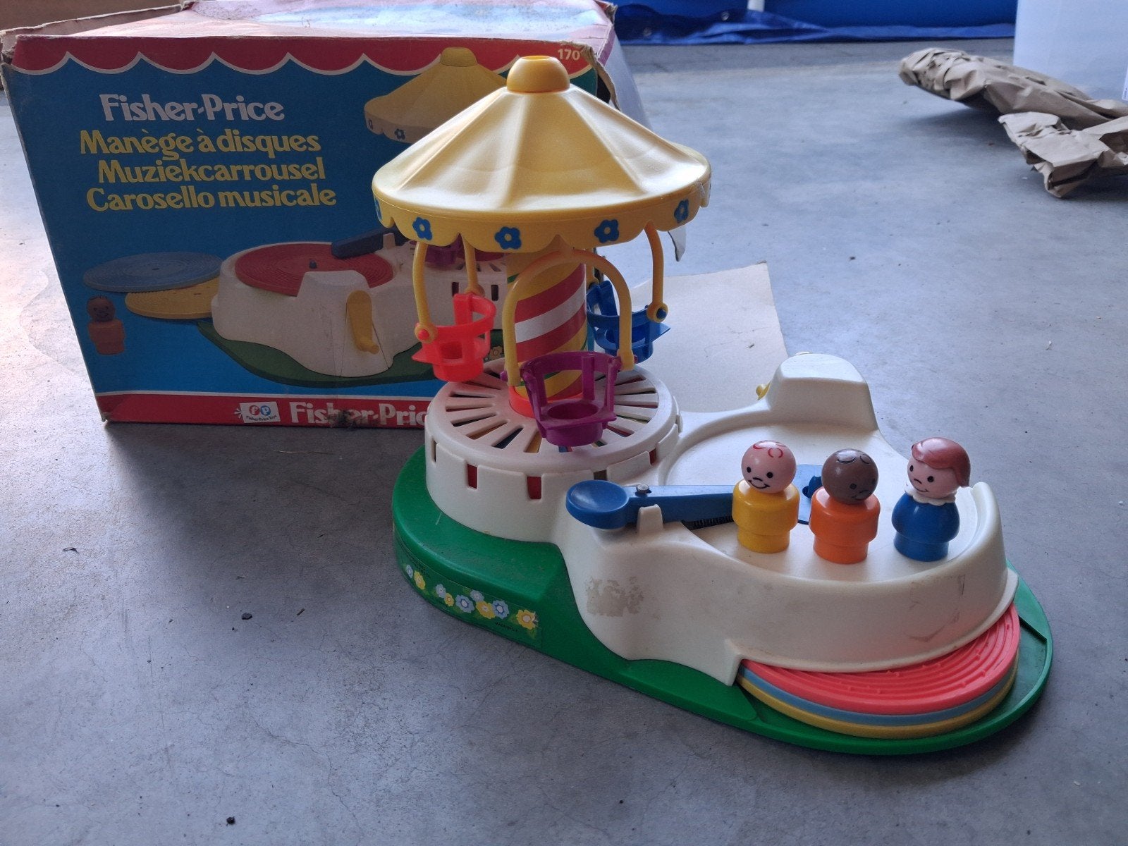 fisher price muziek carrousel vintage, Ophalen of Verzenden