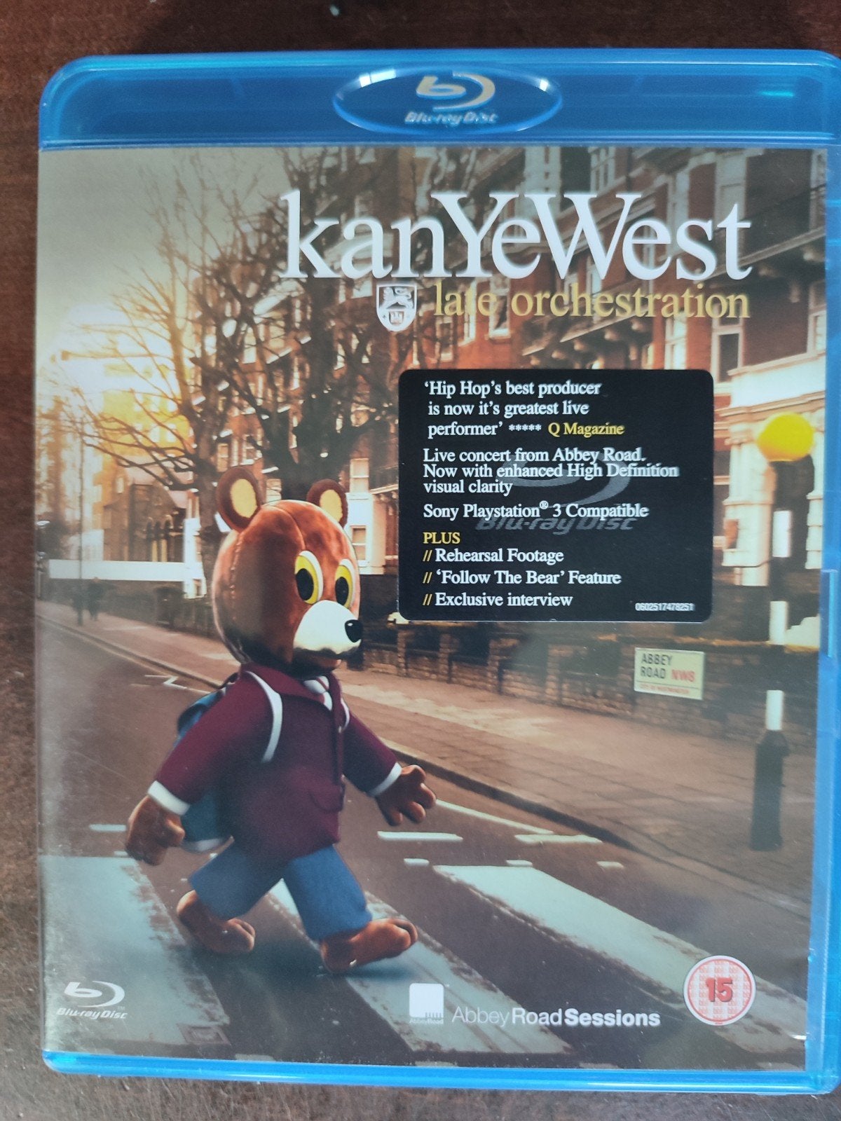 Blu-ray : KANYE WEST - LATE ORCHESTRATION, Ophalen of Verzenden, Zo goed als nieuw, Blu-ray