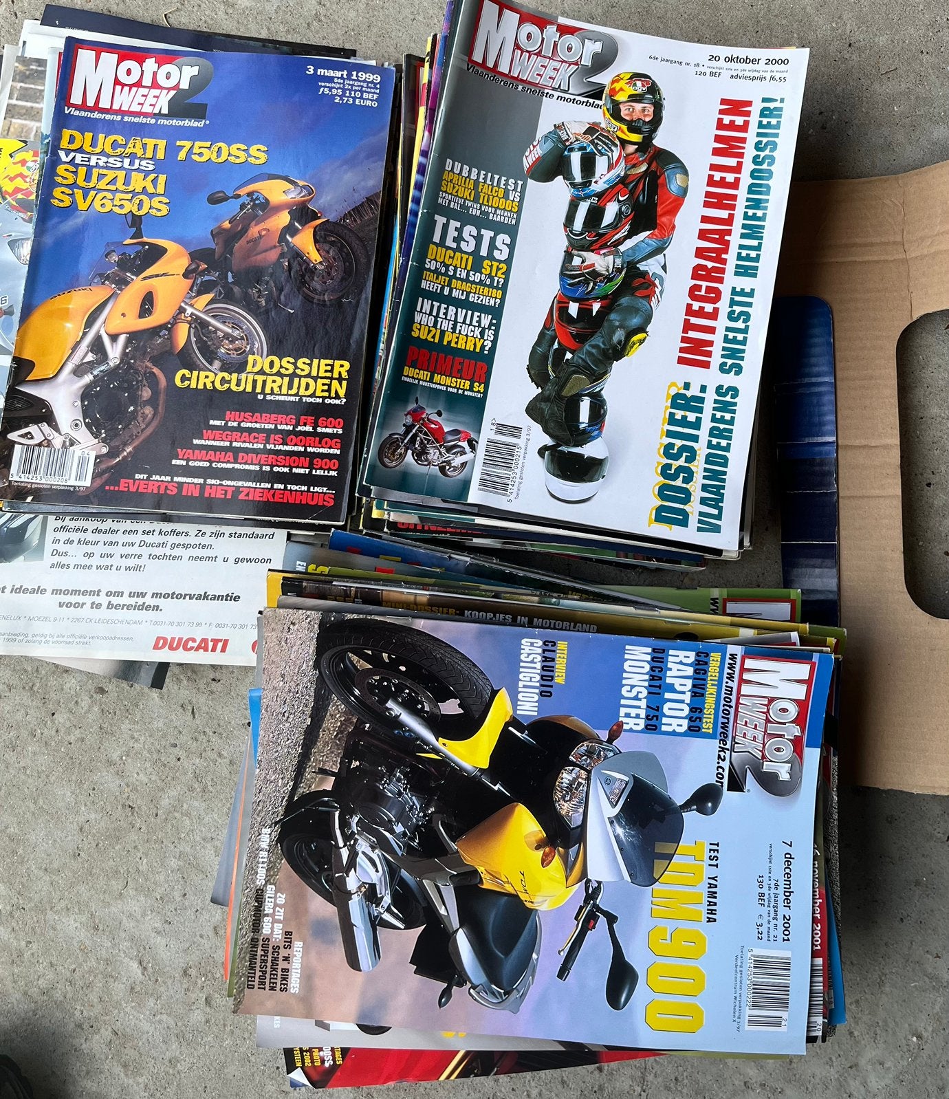 Motorweek 2 tijdschriften, Ophalen, Gelezen
