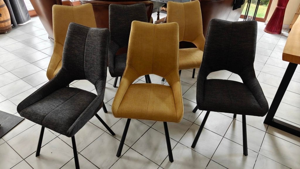 Zeer comfortabele design eetkamerstoelen, Ophalen, Overige kleuren, Design, Zo goed als nieuw
