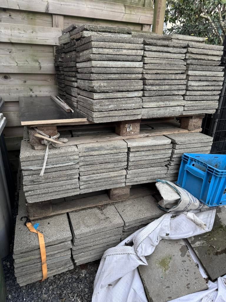 Beton tegels, Ophalen, Gebruikt, Steen of Klei, Overige typen