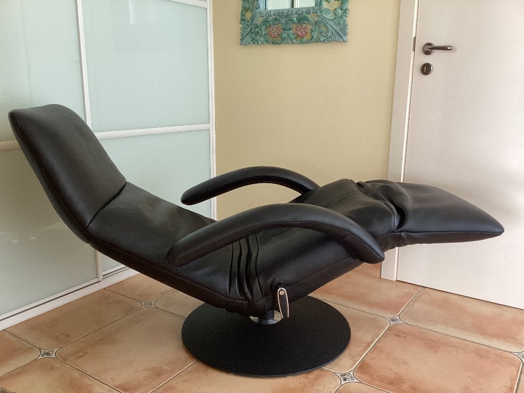 Prachtige Jori relax Yoga(dikste leer)mono-move, Ophalen, Zo goed als nieuw, Leer, Durlet Sede Leolux stressless