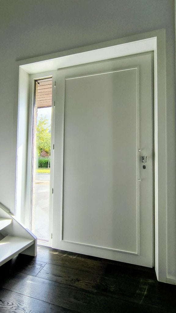 belle porte d'entrée à Meranti, Bricolage & Construction, Porte extérieure, Enlèvement, Utilisé, Verre