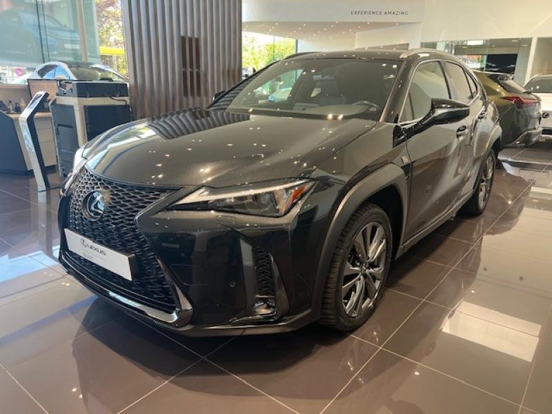 Lexus UX 250h F-Sport Design, Auto's, Lexus, Automaat, Parkeersensor, Zwart, Bedrijf