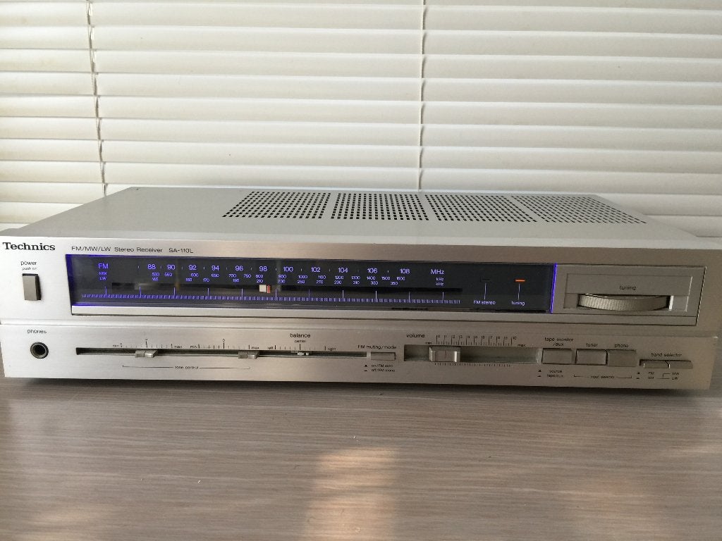 Technics SA-110L stereo receiver, Audio, Tv en Foto, Versterkers en Ontvangers, Ophalen, Stereo