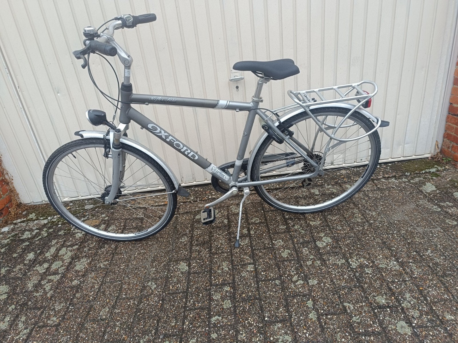 Herenfiets Merk Oxford in goede staat, Fietsen en Brommers, Ophalen, Gebruikt, Velgrem, Versnellingen