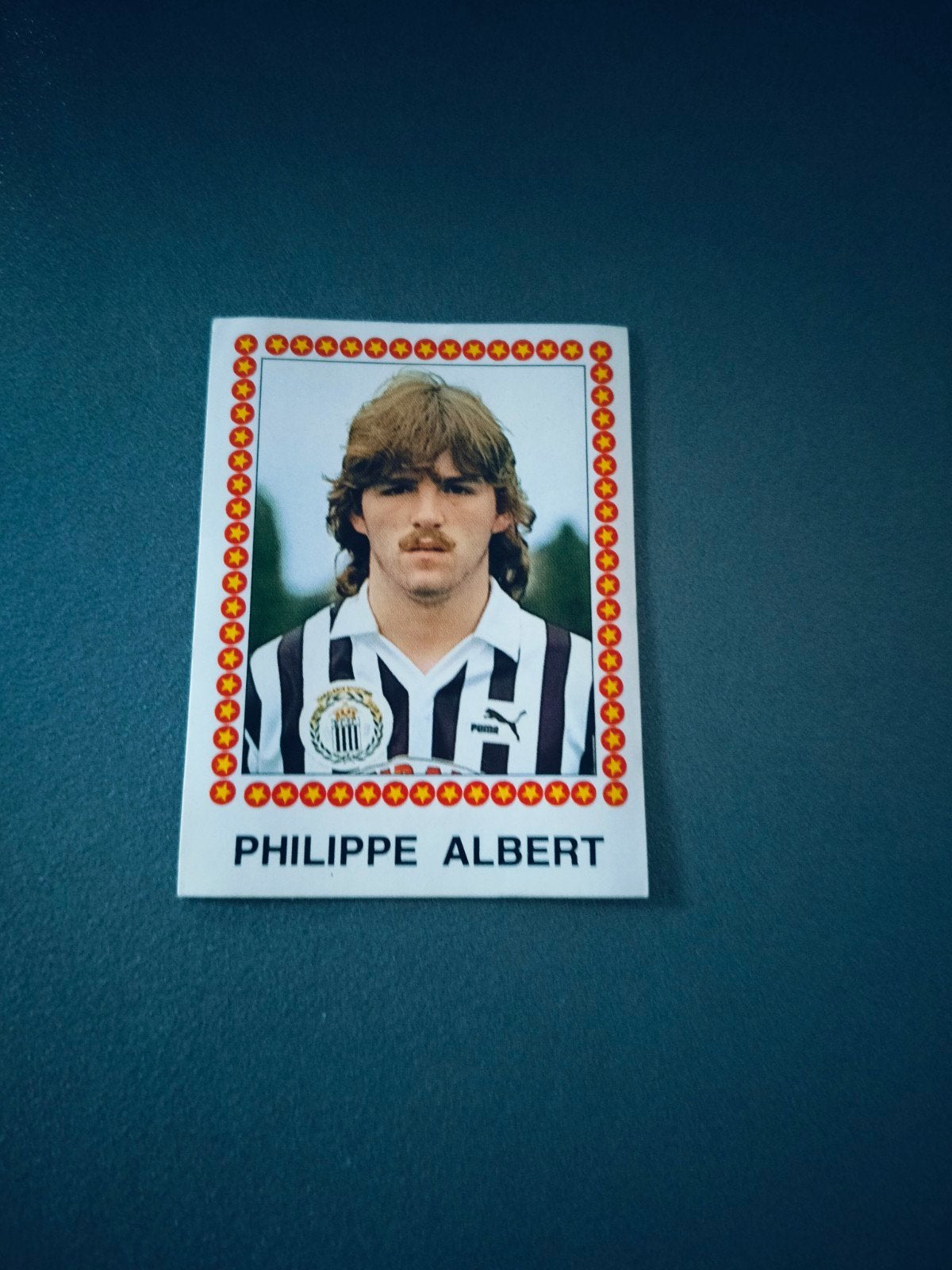 Panini sticker Football 88 Philippe Albert Charleroi nr 1, Enlèvement ou Envoi, Autocollant