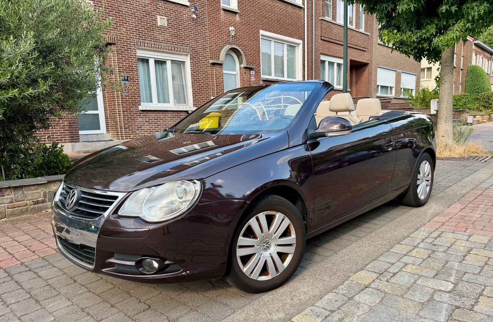 VW Eos Cabriolet 1.6 FSI prêt à être immatriculé, Autos, Achat, Cabriolet, Autres couleurs, Tissu