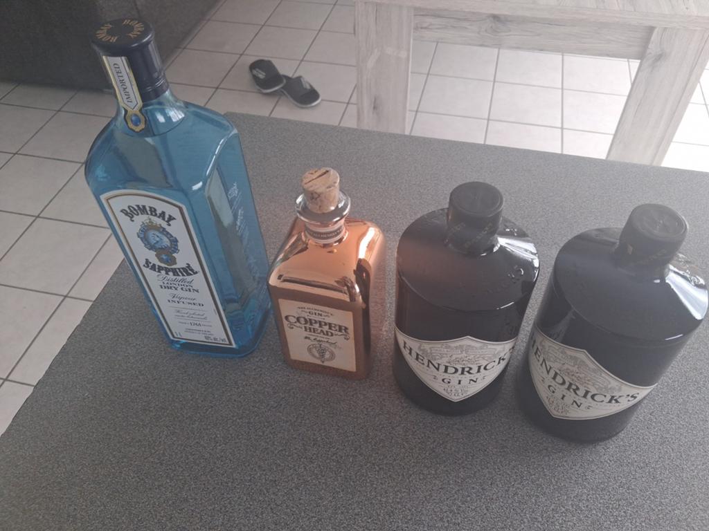 4 flessen gin, Ophalen of Verzenden, Nieuw