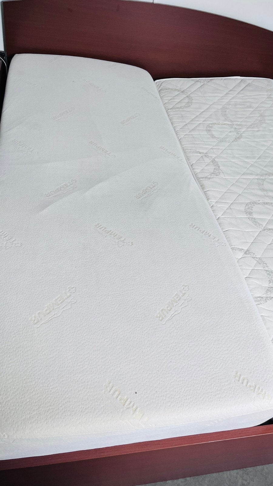 Tempur matras, Ophalen, Gebruikt, Eenpersoons, Beige