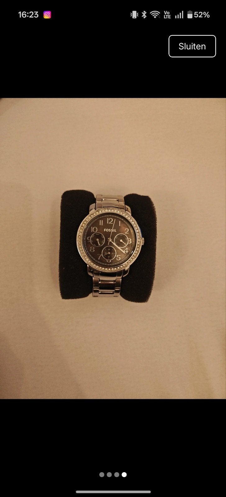 horloge, Bijoux, Sacs & Beauté, Enlèvement ou Envoi, Utilisé, Montre-bracelet, Fossil