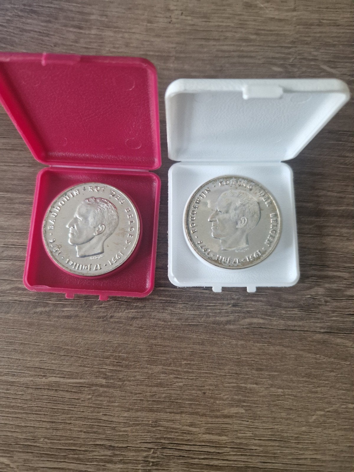 2 x 250 francs 1976 starand vl en fr (argent), Timbres & Monnaies, Enlèvement ou Envoi, Argent, Argent