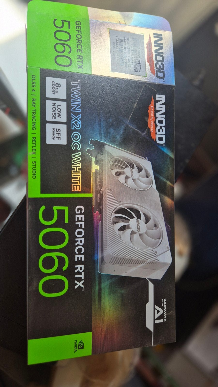 INNO3D GeForce RTX 5060 Twin X2 OC, Informatique & Logiciels, Cartes vidéo, Enlèvement ou Envoi, Nvidia, PCI