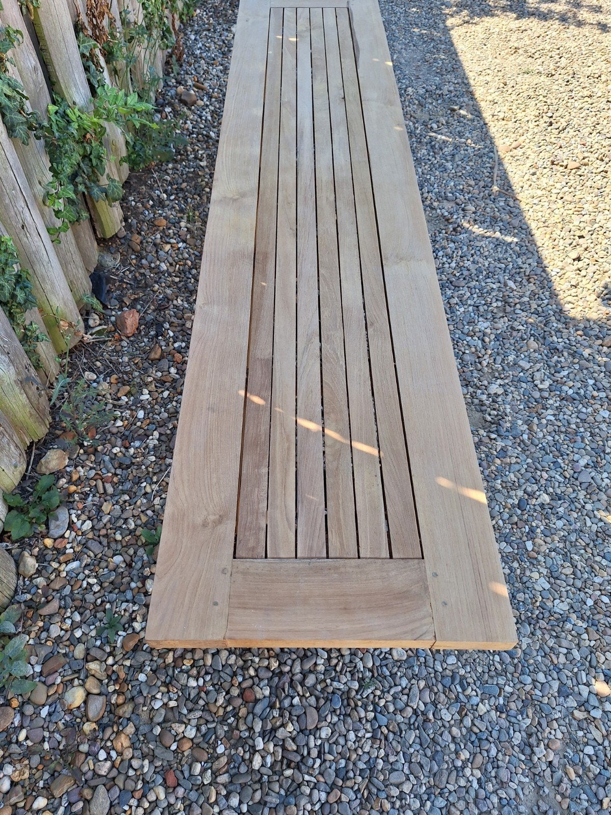 mooie teak zitbank, Tuin en Terras, Ophalen, Zo goed als nieuw, Hout