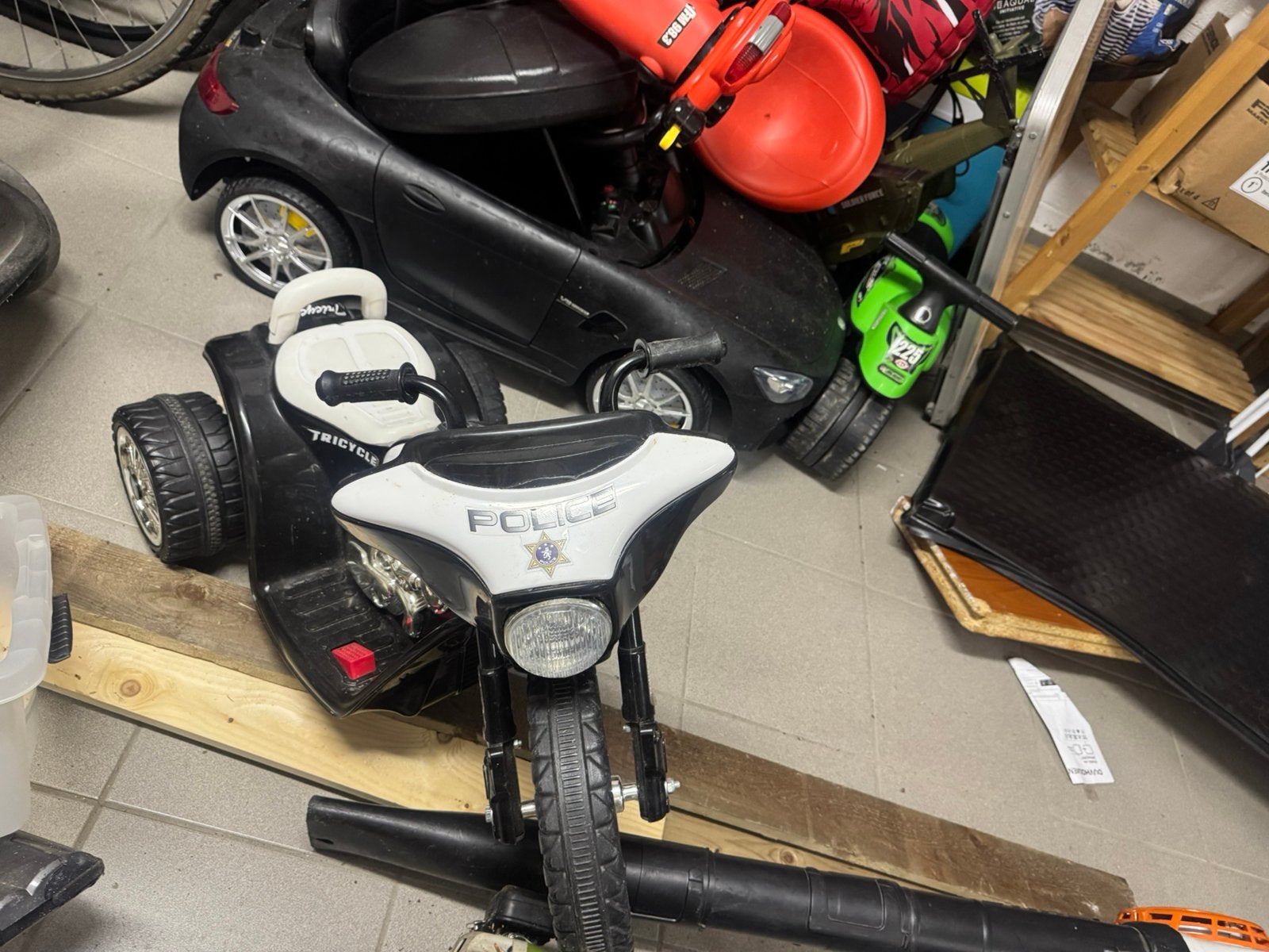 Moto électrique de police pour enfant – 50 €, Enlèvement, Comme neuf