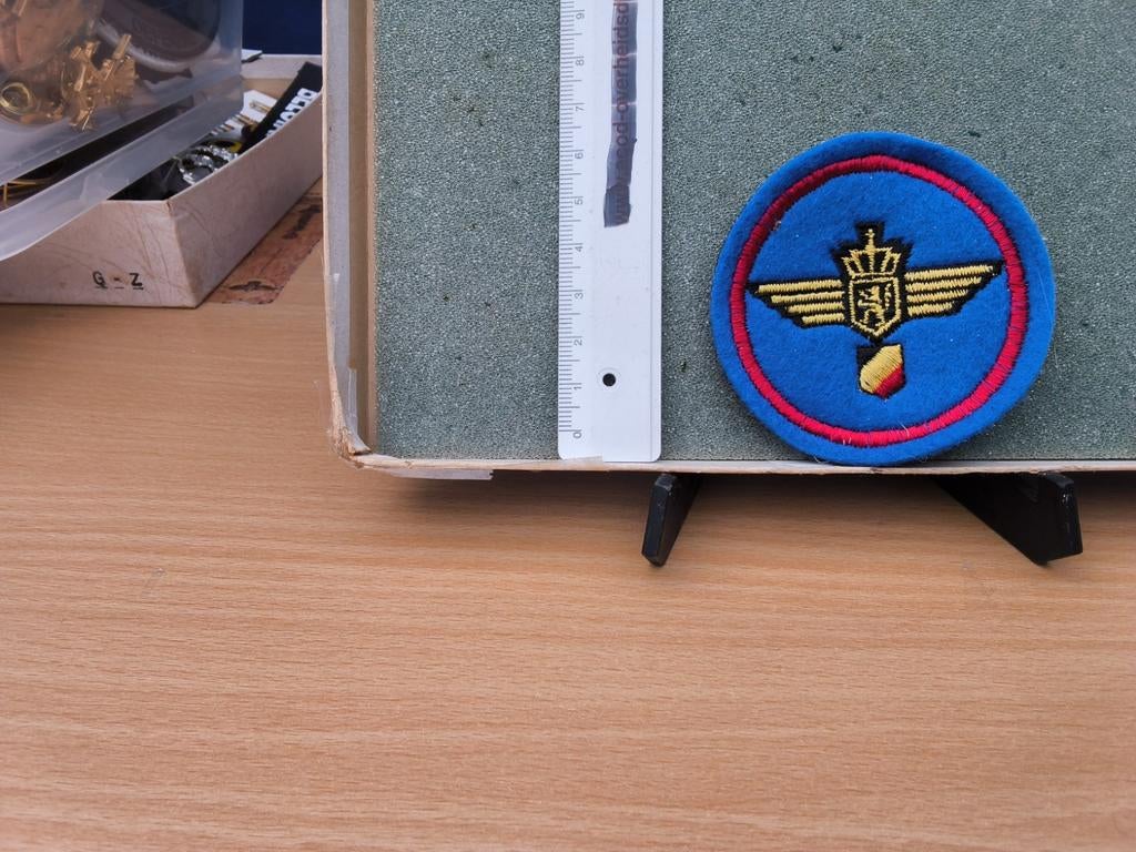 Geborduurd kenteken luchtmacht, Ophalen of Verzenden, Luchtmacht