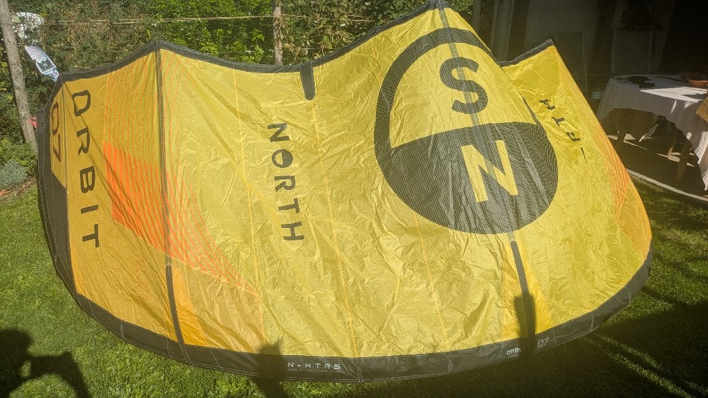 North Orbit 7m² - 2024 kite nieuwstaat 7 m, Ophalen, Geen board, Zo goed als nieuw, Kite
