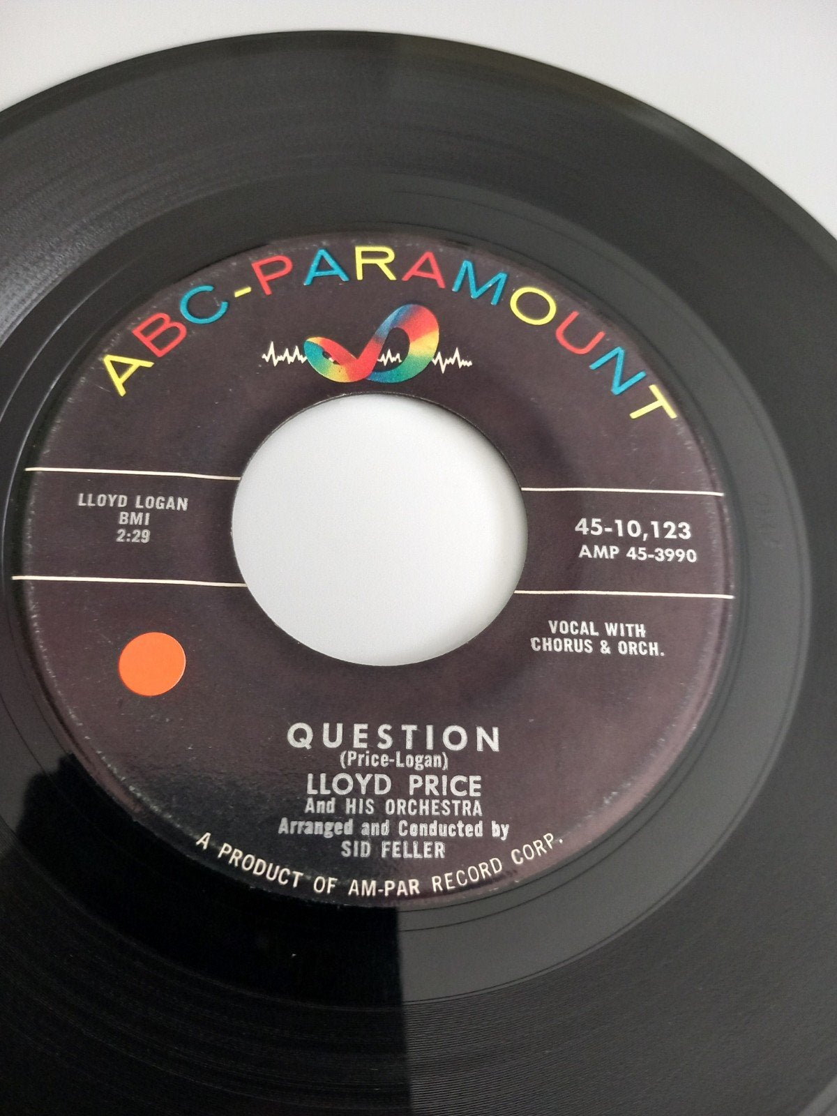 LLOYD PRICE. QUESTION. POPCORN OLDIES USA 45T, Ophalen of Verzenden
