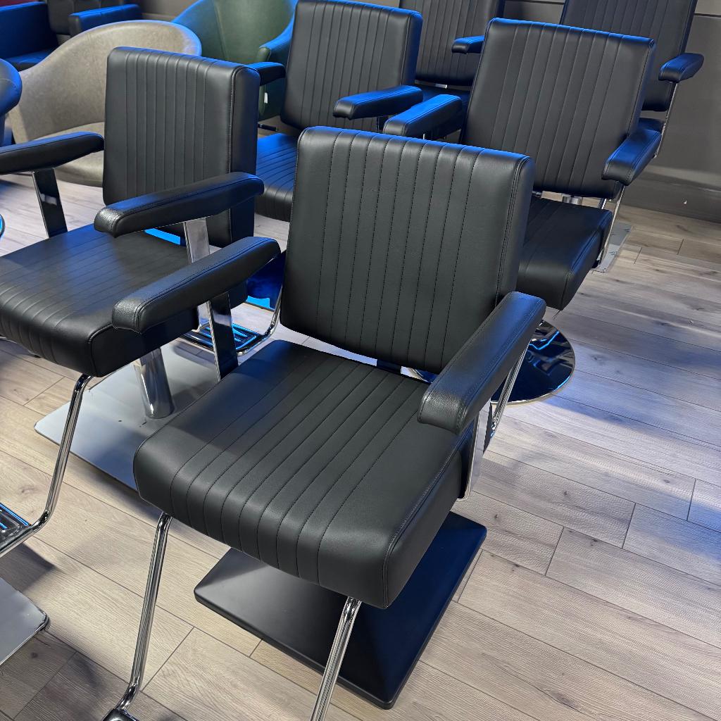 kappersstoel knipstoel nieuw zwart dames heren pompstoel, Enlèvement ou Envoi, Neuf
