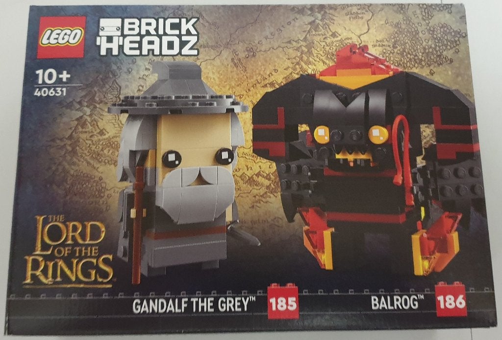 LEGO 40631 Gandalf de Grijze & Balrog - NIEUW & SEALED, BrickHeadz, Lego, Nieuw, Ophalen of Verzenden