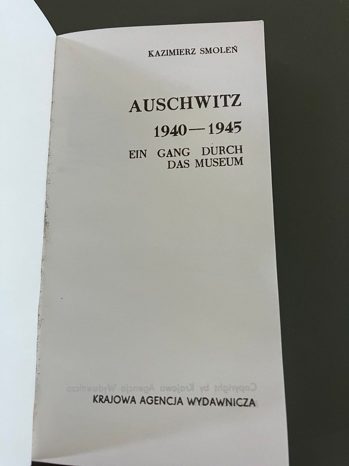 Boek AUSCHWITZ 1940-1945  🇧🇪 + plan., Verzamelen, Ophalen of Verzenden