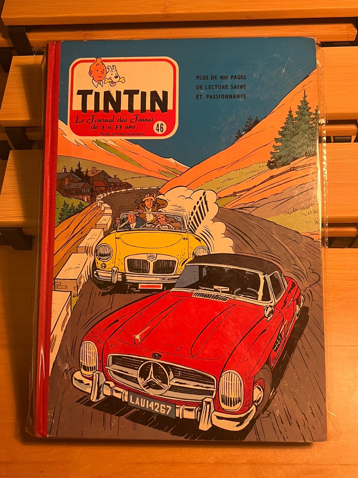 Album relié du Journal Tintin n 46 – Éditions du Lombard, Enlèvement, Comme neuf