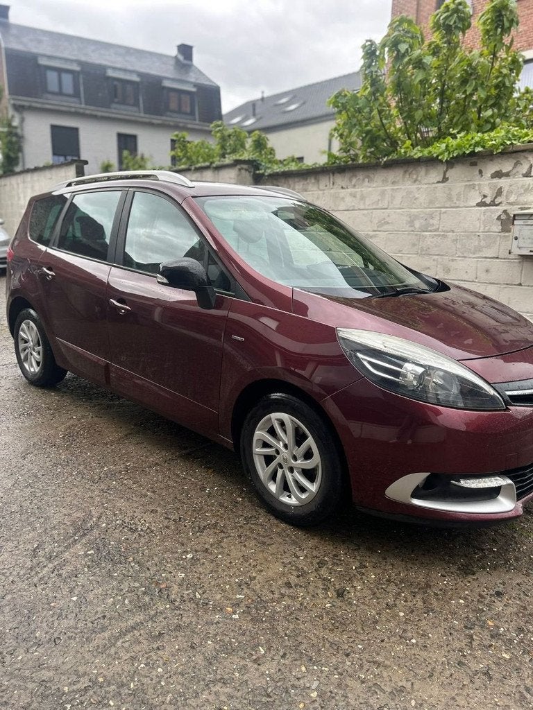 Renault Grand Scénic Limited (bj 2015), Auto's, Voorwielaandrijving, Euro 5, Stof, Zwart