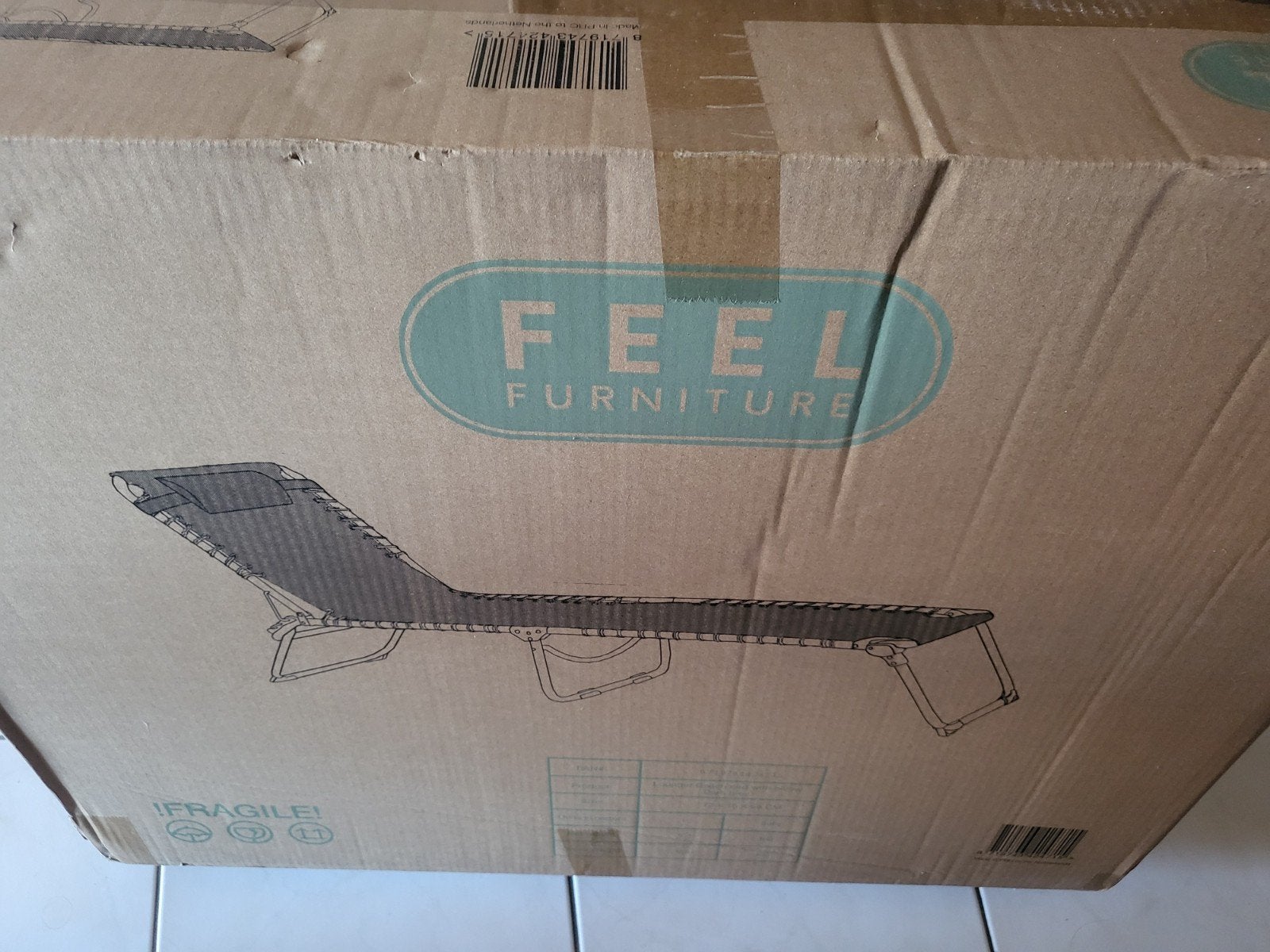 Chaise longue *Neuve, dans une boîte*, Enlèvement ou Envoi, Neuf