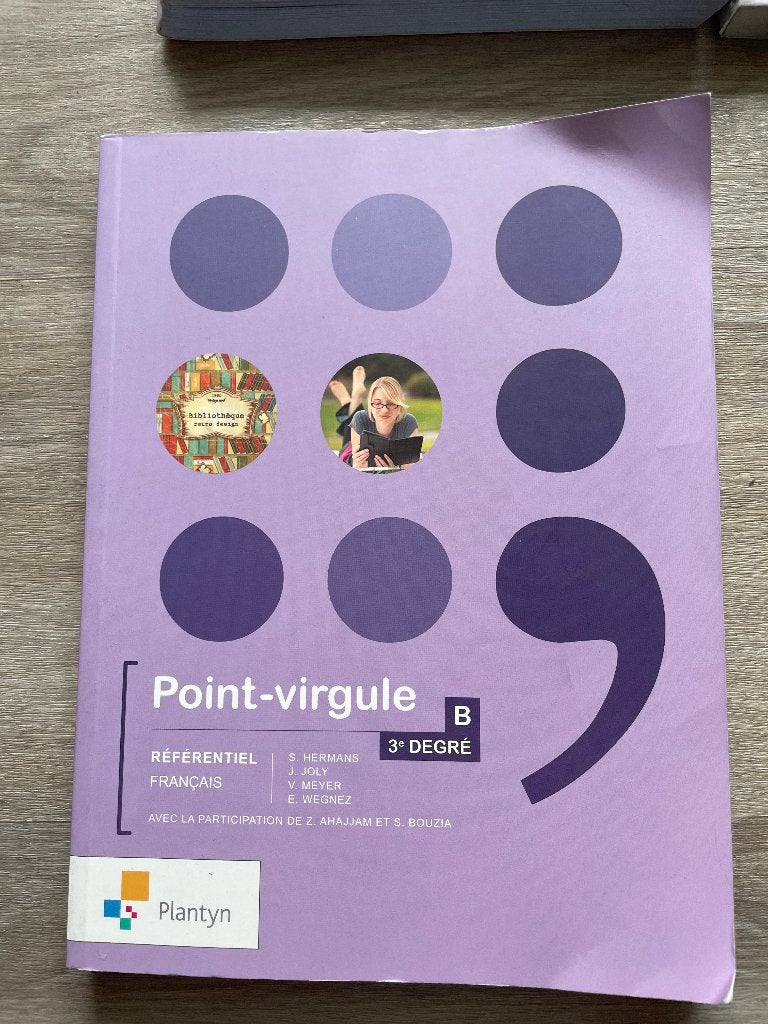 Référentiel de Français Point -virgule 3è degré B, Plantyn, Français, Comme neuf, Enlèvement