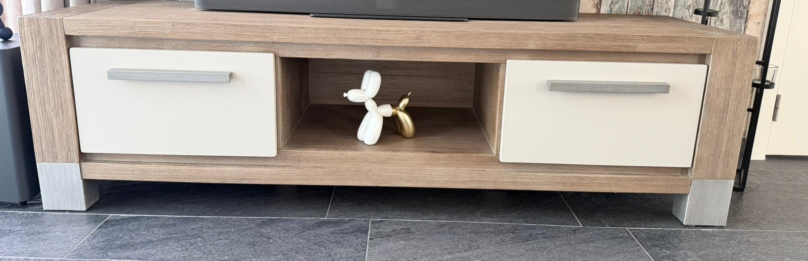 Henders & Hazel salontafel + TV-meubel in eikenfineer., Huis en Inrichting, Ophalen, Gebruikt