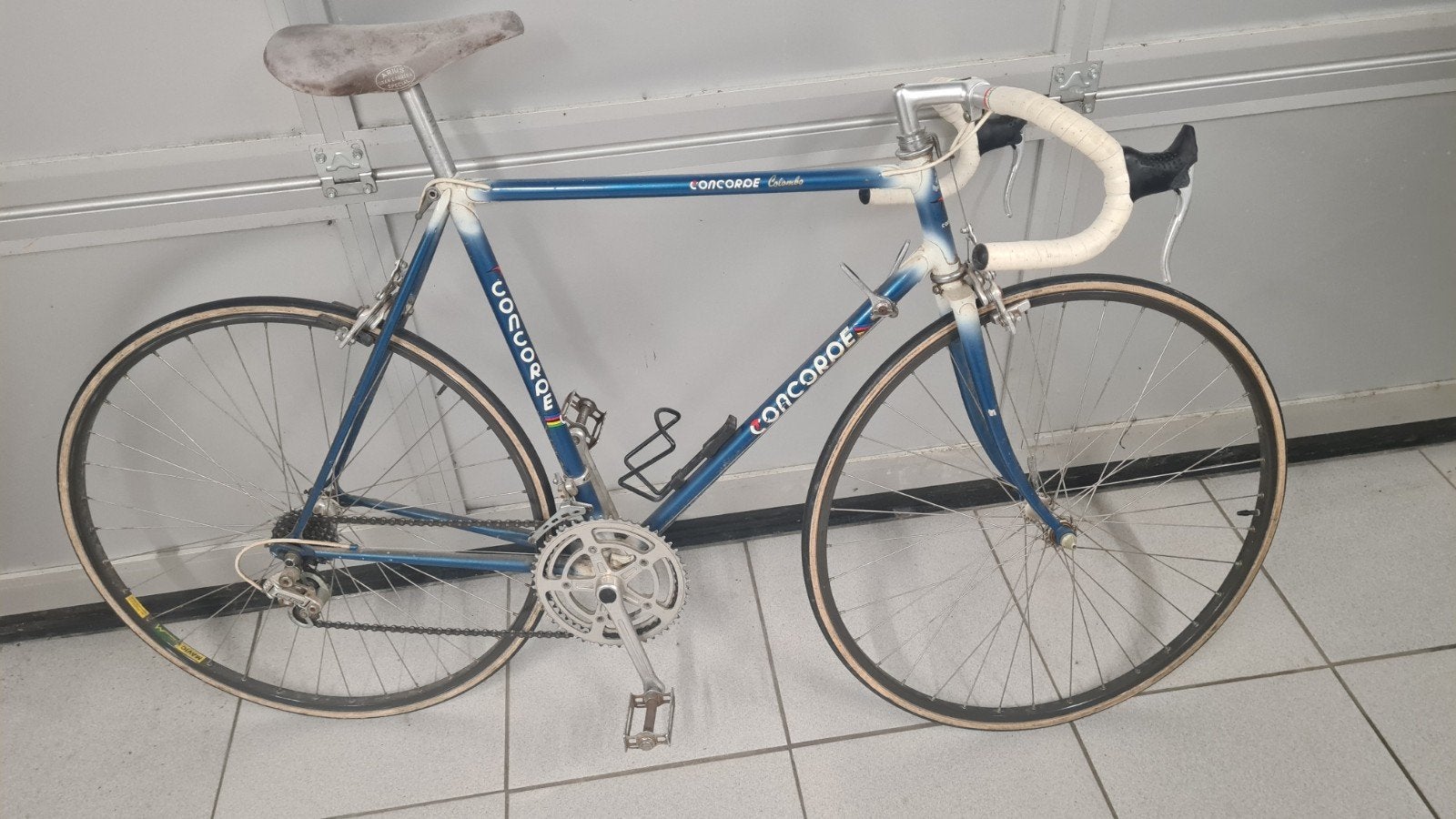 oude koersfiets studentenfiets, Ophalen