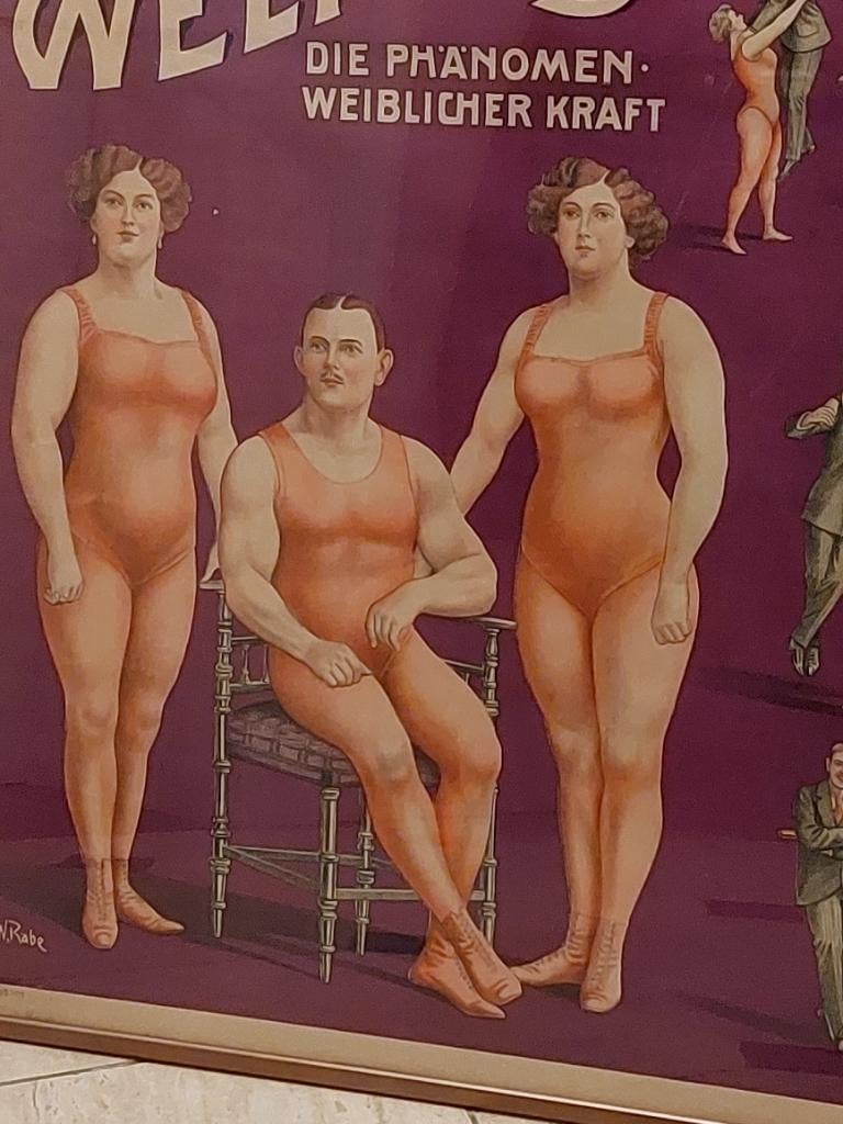 Affiche circus, Antiek en Kunst, Ophalen