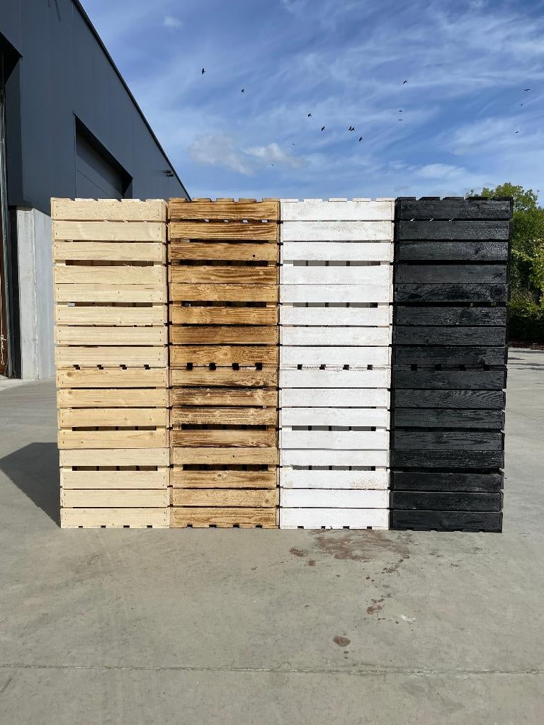 Prachtige Fruitkisten - Verschillende afwerkingen, Ophalen, Minder dan 50 cm, Gebruikt, Minder dan 50 cm