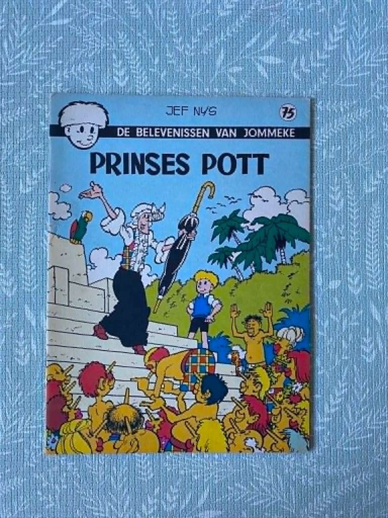 Jommeke - prinses pott 75, Une BD, Jef Nys., Enlèvement, Utilisé