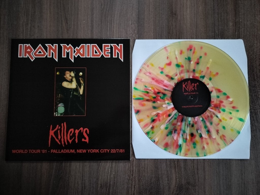 IRON MAIDEN - KILLERS - SPLATTER vinyl, CD & DVD, Vinyles | Hardrock & Metal, Vinyle coloré, Enlèvement ou Envoi