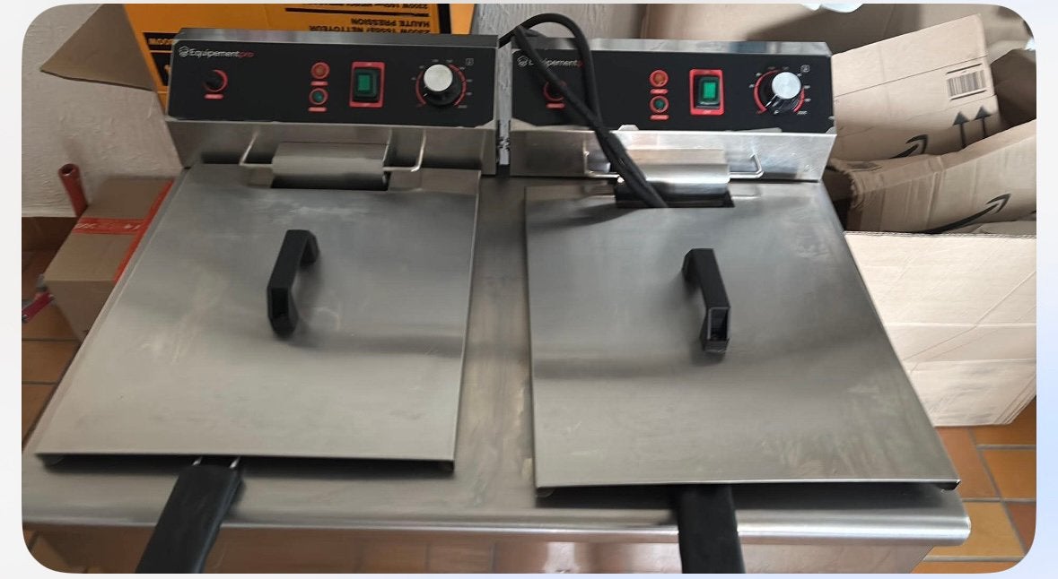 Friteuse grosse capacité professionnelle, Electroménager, Friteuses, Enlèvement, Comme neuf